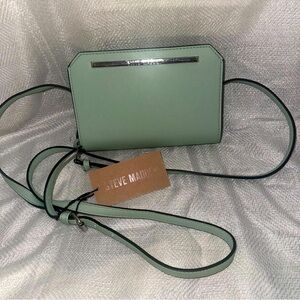 Steve Madden Bkarlee Mint Green Crossbody purse and wallet